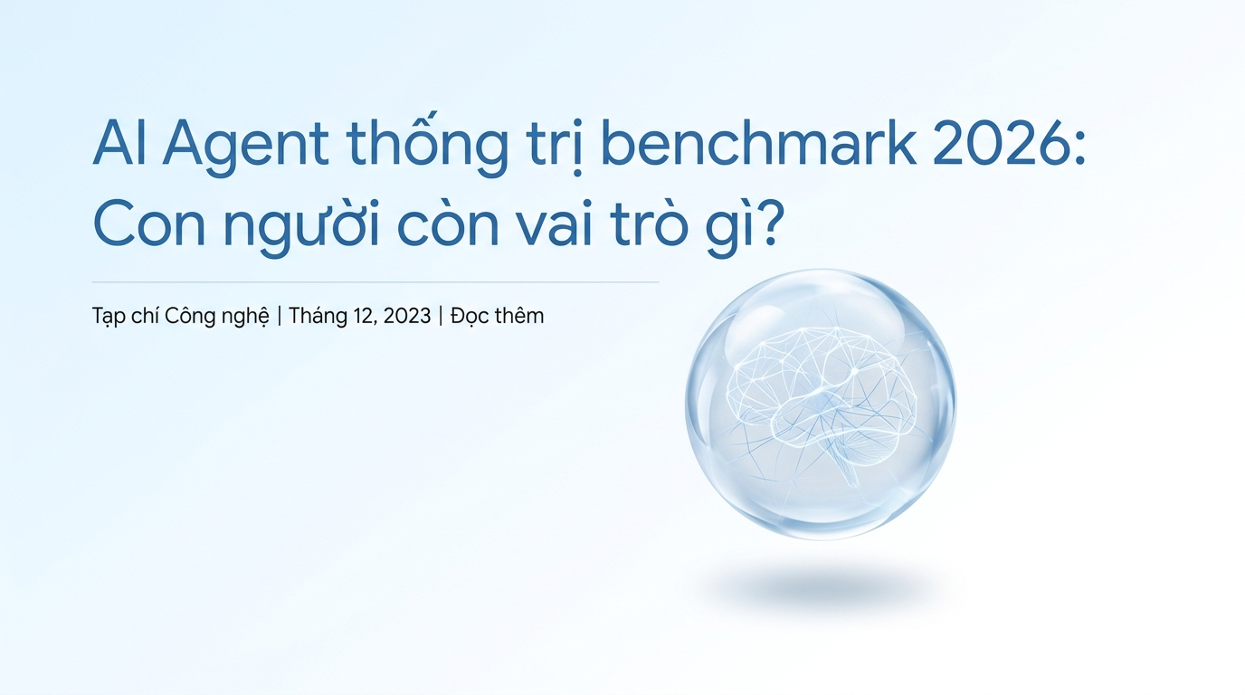 AI Agent thống trị benchmark 2026: Con người còn vai trò gì?